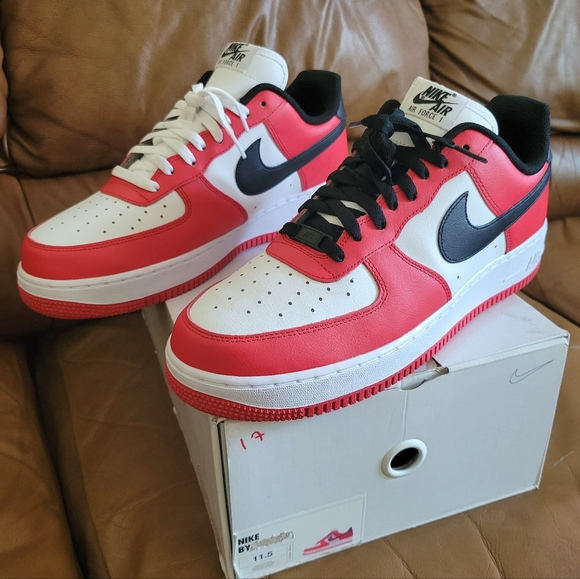 VNDS Men's Nike Air Force 1 Low ID BY YOU Chicago Customized Size 11.5.(MINT) - Picture 6 of 16